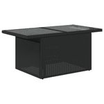Casa si Gradina - Gradina si terasa - Mobilier exterior - Seturi mobila gradina - Set mobilier de gradina cu perne, 9 piese, negru, poliratan - Infinity.ro