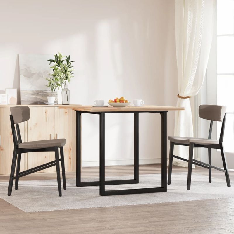 Casa si Gradina - Mobilier - Feronerie si accesorii mobila - Picioare Masuta de cafea O-Frame 70x70x73 cm Fonta - Infinity.ro