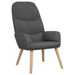 Casa si Gradina - Mobilier - Scaune si fotolii - Fotolii - Fotoliu de relaxare cu taburet, gri inchis, textil - Infinity.ro