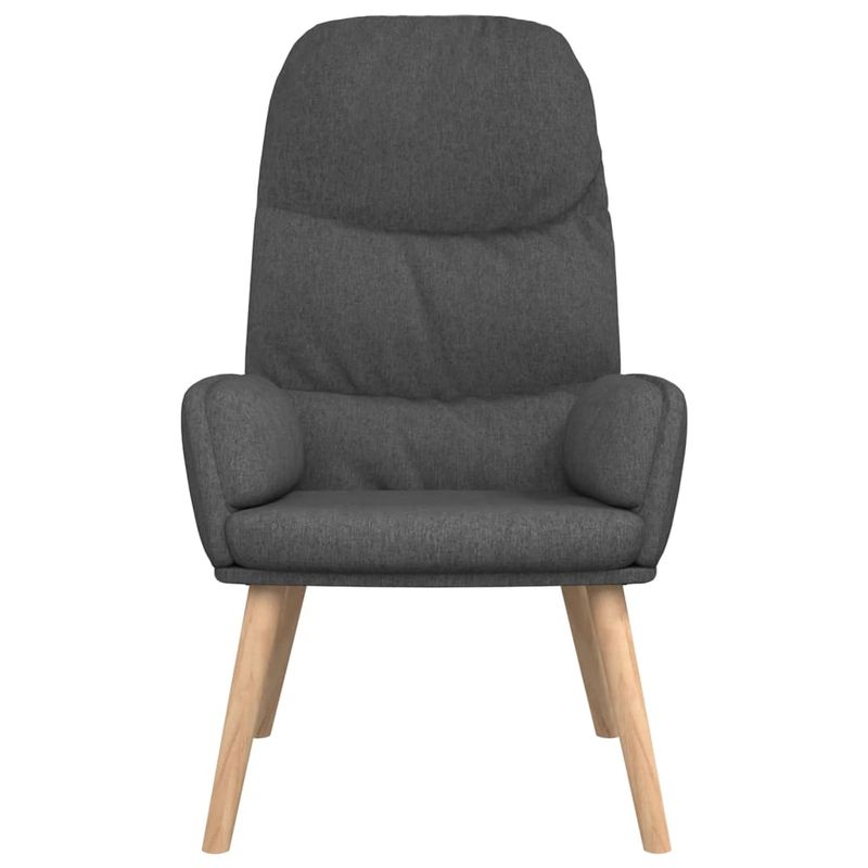 Casa si Gradina - Mobilier - Scaune si fotolii - Fotolii - Fotoliu de relaxare cu taburet, gri inchis, textil - Infinity.ro
