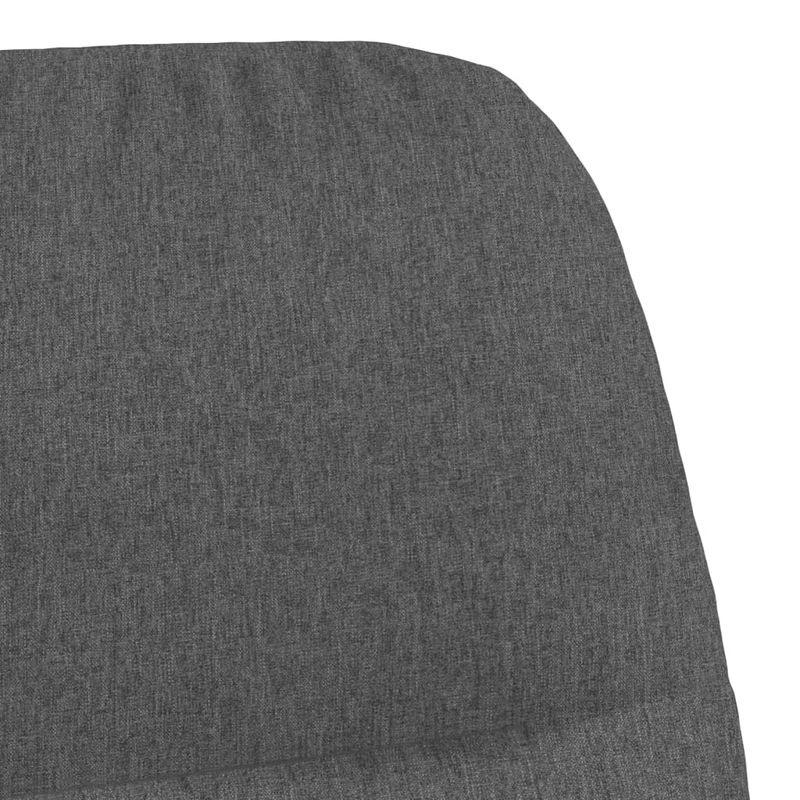 Casa si Gradina - Mobilier - Scaune si fotolii - Fotolii - Fotoliu de relaxare cu taburet, gri inchis, textil - Infinity.ro