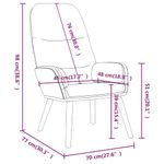 Casa si Gradina - Mobilier - Scaune si fotolii - Fotolii - Fotoliu de relaxare cu taburet, gri inchis, textil - Infinity.ro