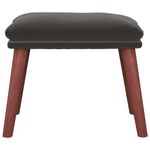 Casa si Gradina - Mobilier - Scaune si fotolii - Tabureti - Taburet, gri inchis, 45x29,5x35 cm, catifea - Infinity.ro