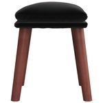Casa si Gradina - Mobilier - Scaune si fotolii - Tabureti - Taburet, negru, 45x29,5x35 cm, catifea - Infinity.ro