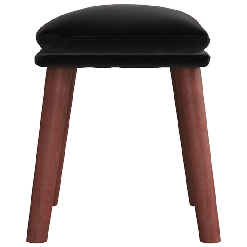 Casa si Gradina - Mobilier - Scaune si fotolii - Tabureti - Taburet, negru, 45x29,5x35 cm, catifea - Infinity.ro