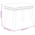 Casa si Gradina - Mobilier - Scaune si fotolii - Tabureti - Taburet, negru, 45x29,5x35 cm, catifea - Infinity.ro