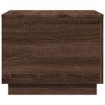 Casa si Gradina - Mobilier - Mese si birouri - Masute de cafea - Masuta de cafea cu lumini LED, stejar maro, 50x50x40 cm - Infinity.ro