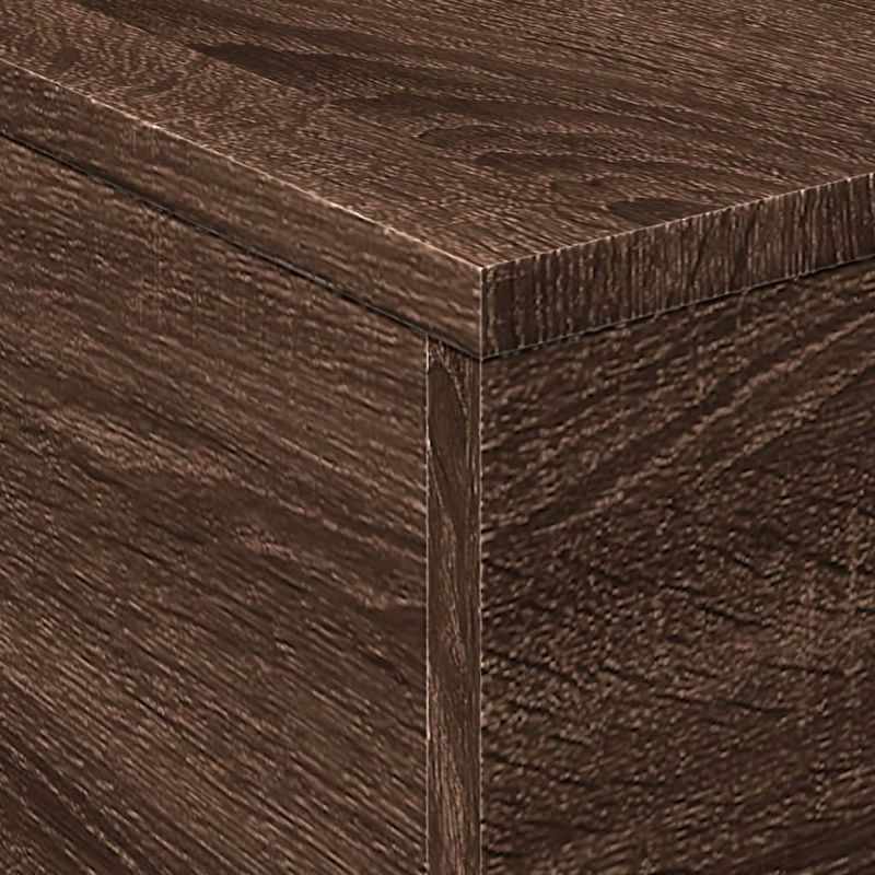 Casa si Gradina - Mobilier - Mese si birouri - Masute de cafea - Masuta de cafea cu lumini LED, stejar maro, 50x50x40 cm - Infinity.ro