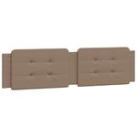 Casa si Gradina - Mobilier - Paturi si accesorii - Paturi - Cadru de pat lumini LED, cappuccino, 200x200 cm piele ecologica - Infinity.ro
