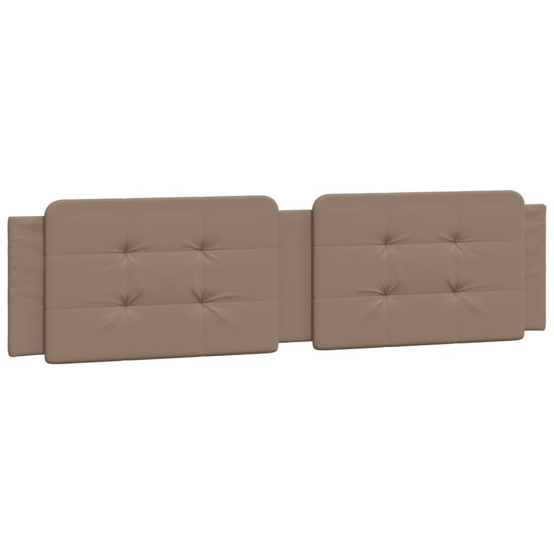 Casa si Gradina - Mobilier - Paturi si accesorii - Paturi - Cadru de pat lumini LED, cappuccino, 200x200 cm piele ecologica - Infinity.ro