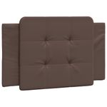 Casa si Gradina - Mobilier - Paturi si accesorii - Paturi - Pat cu saltea, maro, 80x200 cm, piele ecologica - Infinity.ro
