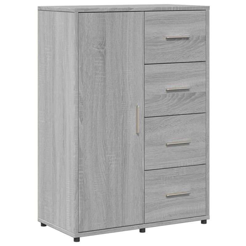 Casa si Gradina - Mobilier - Comode si corpuri - Comode - Dulapuri, 2 buc., gri sonoma, 60x31x84 cm, lemn prelucrat - Infinity.ro