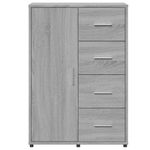 Casa si Gradina - Mobilier - Comode si corpuri - Comode - Dulapuri, 2 buc., gri sonoma, 60x31x84 cm, lemn prelucrat - Infinity.ro