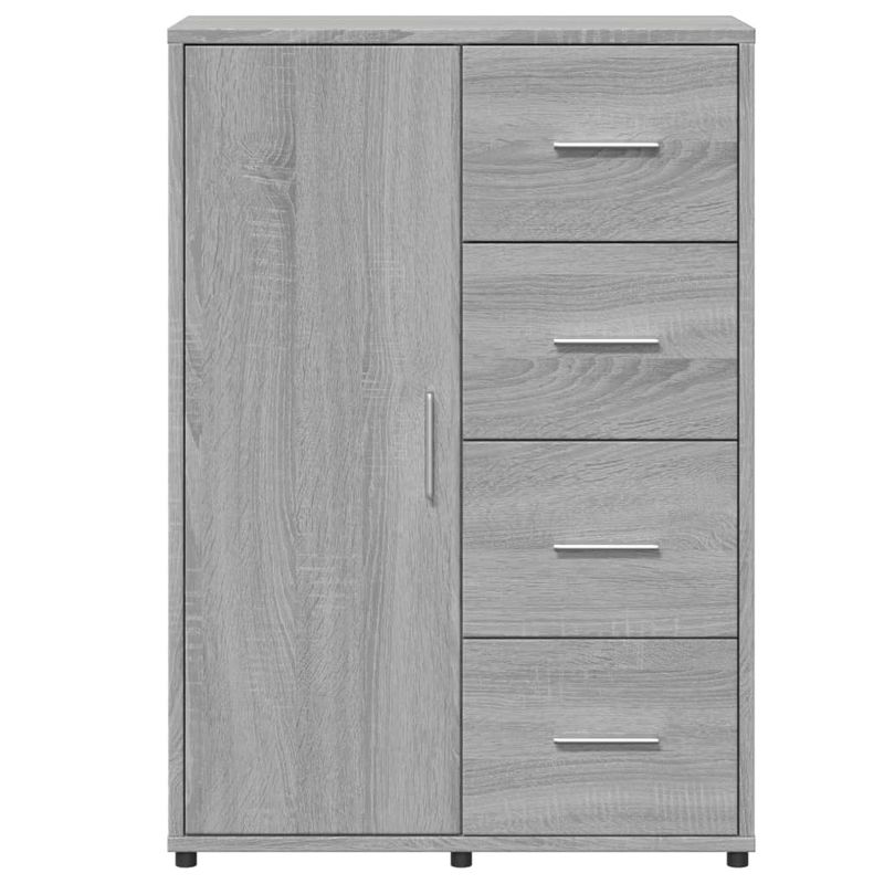 Casa si Gradina - Mobilier - Comode si corpuri - Comode - Dulapuri, 2 buc., gri sonoma, 60x31x84 cm, lemn prelucrat - Infinity.ro