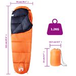 Sport si Outdoor - Camping - Saci de dormit - Sac de dormit tip mumie pentru adulti de camping, 3 anotimpuri - Infinity.ro
