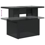 Casa si Gradina - Gradina si terasa - Mobilier exterior - Seturi mobila gradina - Set mobilier de gradina cu perne, 6 piese, negru, poliratan - Infinity.ro