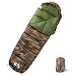 Sport si Outdoor - Camping - Saci de dormit - Sac de dormit tip mumie pentru adulti de camping, 3 anotimpuri - Infinity.ro