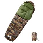 Sport si Outdoor - Camping - Saci de dormit - Sac de dormit tip mumie pentru adulti de camping, 3 anotimpuri - Infinity.ro
