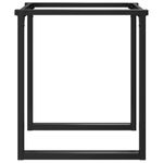Casa si Gradina - Mobilier - Feronerie si accesorii mobila - Picioare Masuta de cafea O-Frame 60x60x73 cm Fonta - Infinity.ro