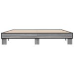 Casa si Gradina - Mobilier - Paturi si accesorii - Paturi - Cadru de pat, gri sonoma, 160x200 cm, lemn prelucrat si metal - Infinity.ro