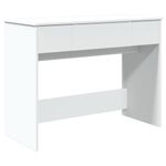 Casa si Gradina - Mobilier - Comode si corpuri - Masute de toaleta - Masa de toaleta cu oglinda, alb, 100x45x76 cm - Infinity.ro