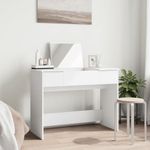 Casa si Gradina - Mobilier - Comode si corpuri - Masute de toaleta - Masa de toaleta cu oglinda, alb, 100x45x76 cm - Infinity.ro