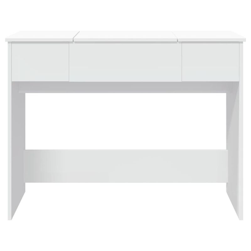 Casa si Gradina - Mobilier - Comode si corpuri - Masute de toaleta - Masa de toaleta cu oglinda, alb, 100x45x76 cm - Infinity.ro
