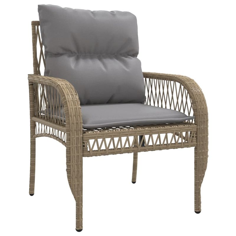 Casa si Gradina - Gradina si terasa - Mobilier exterior - Seturi mobila gradina - Set canapele de gradina, 4 piese, cu perne, bej, poliratan - Infinity.ro
