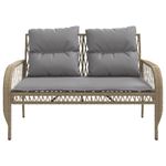 Casa si Gradina - Gradina si terasa - Mobilier exterior - Seturi mobila gradina - Set canapele de gradina, 4 piese, cu perne, bej, poliratan - Infinity.ro