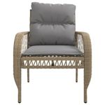 Casa si Gradina - Gradina si terasa - Mobilier exterior - Seturi mobila gradina - Set canapele de gradina, 4 piese, cu perne, bej, poliratan - Infinity.ro