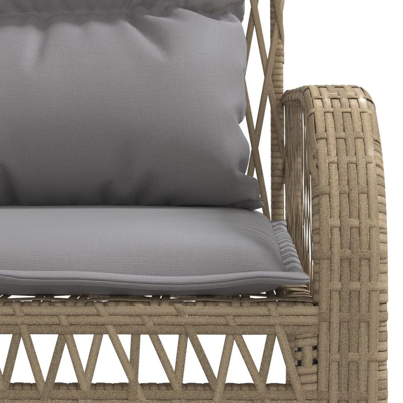 Casa si Gradina - Gradina si terasa - Mobilier exterior - Seturi mobila gradina - Set canapele de gradina, 4 piese, cu perne, bej, poliratan - Infinity.ro