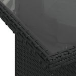 Casa si Gradina - Gradina si terasa - Mobilier exterior - Seturi mobila gradina - Set mobilier de gradina cu perne, 6 piese, negru, poliratan - Infinity.ro