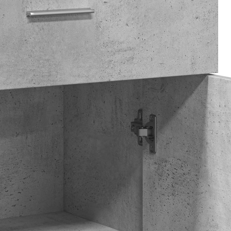Casa si Gradina - Mobilier - Comode si corpuri - Comode - Comode, 2 buc., gri beton, 60x30x84 cm, lemn compozit - Infinity.ro