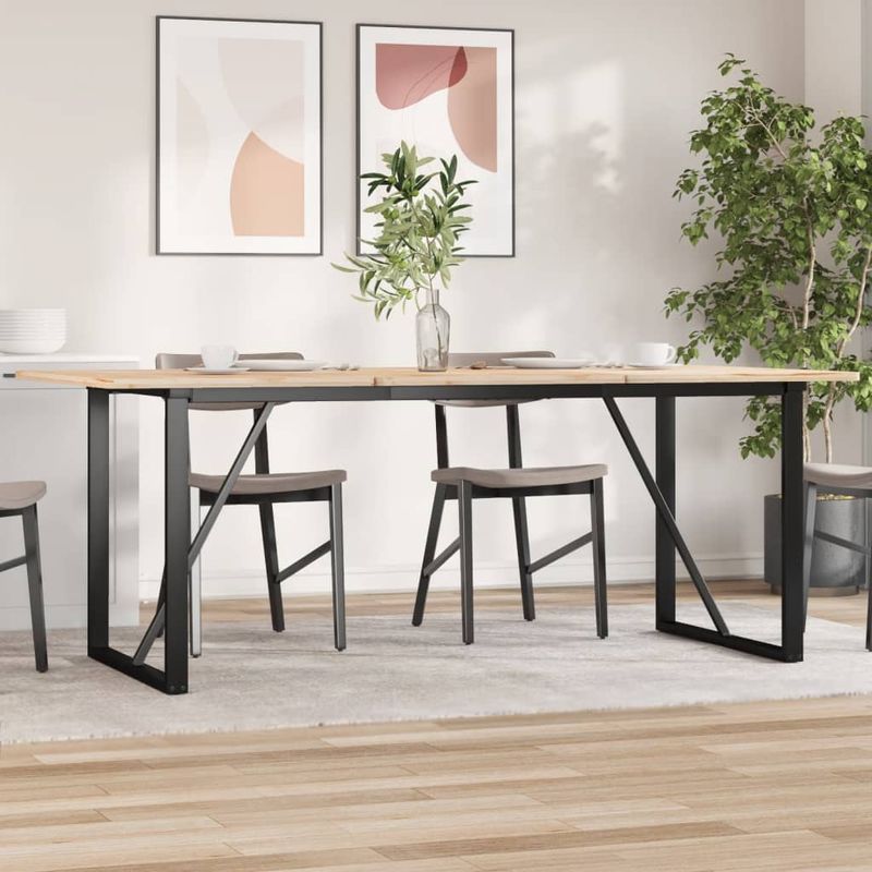 Casa si Gradina - Mobilier - Feronerie si accesorii mobila - Picioare masa de sufragerie O-Frame 160x80x73 cm Fonta - Infinity.ro