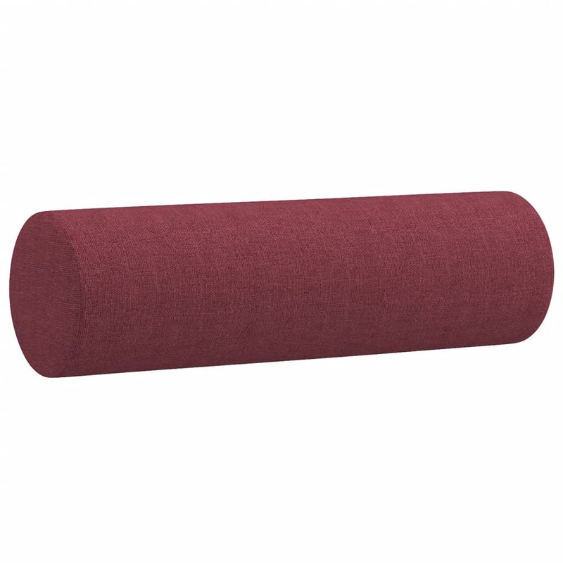 Casa si Gradina - Mobilier - Canapele si coltare - Canapele - Canapea cu 2 locuri cu pernute, rosu vin, 120 cm, textil - Infinity.ro