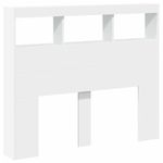 Casa si Gradina - Mobilier - Paturi si accesorii - Accesorii paturi - Tablie de pat cu LED, gri beton, 120x18,5x103,5 cm, lemn - Infinity.ro