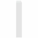 Casa si Gradina - Mobilier - Paturi si accesorii - Accesorii paturi - Tablie de pat cu LED, gri beton, 120x18,5x103,5 cm, lemn - Infinity.ro