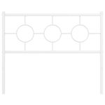 Casa si Gradina - Mobilier - Paturi si accesorii - Accesorii paturi - Tablie de pat metalica, alb, 107 cm - Infinity.ro