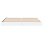Casa si Gradina - Mobilier - Paturi si accesorii - Paturi - Cadru de pat, alb, 200x200 cm, lemn prelucrat - Infinity.ro