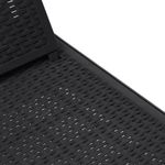 Casa si Gradina - Gradina si terasa - Mobilier exterior - Scaune si sezlonguri gradina - Sezlong, negru, 159x57x83,5 cm, polipropilena - Infinity.ro