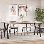 Casa si Gradina - Mobilier - Feronerie si accesorii mobila - Picioare masa de sufragerie Y-Frame 180x80x73 cm Fonta - Infinity.ro