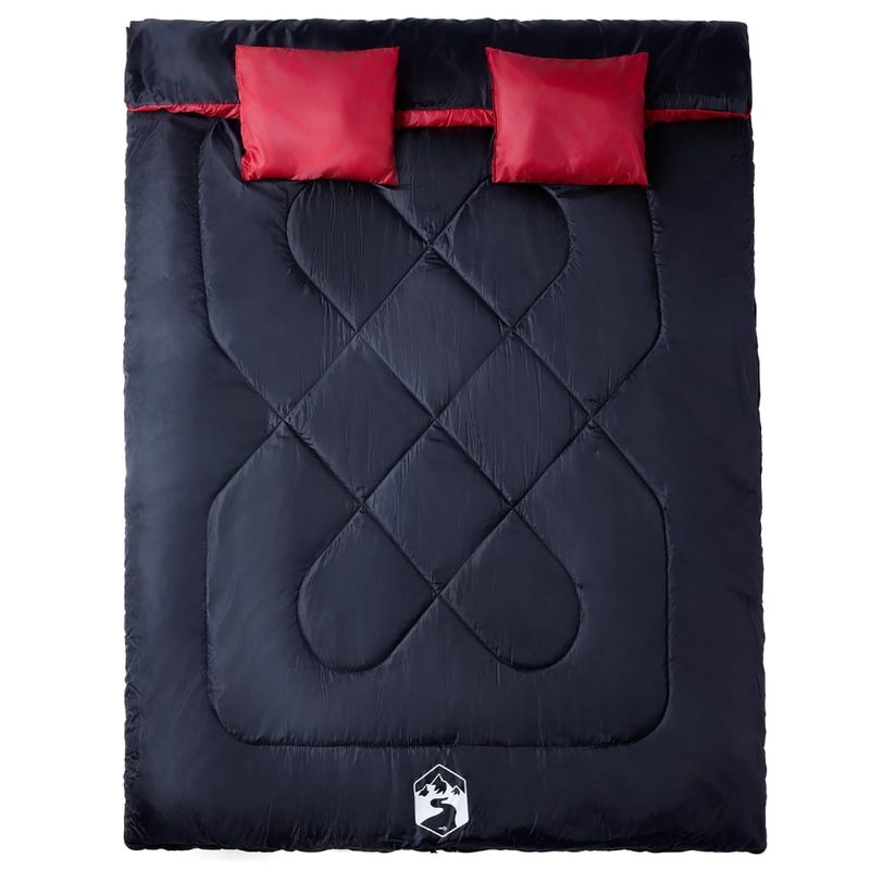 Sport si Outdoor - Camping - Saci de dormit - Sac de dormit dublu cu perne de camping, adulti, 3-4 anotimpuri - Infinity.ro