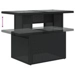 Casa si Gradina - Gradina si terasa - Mobilier exterior - Seturi mobila gradina - Set mobilier de gradina cu perne, 5 piese, negru, poliratan - Infinity.ro