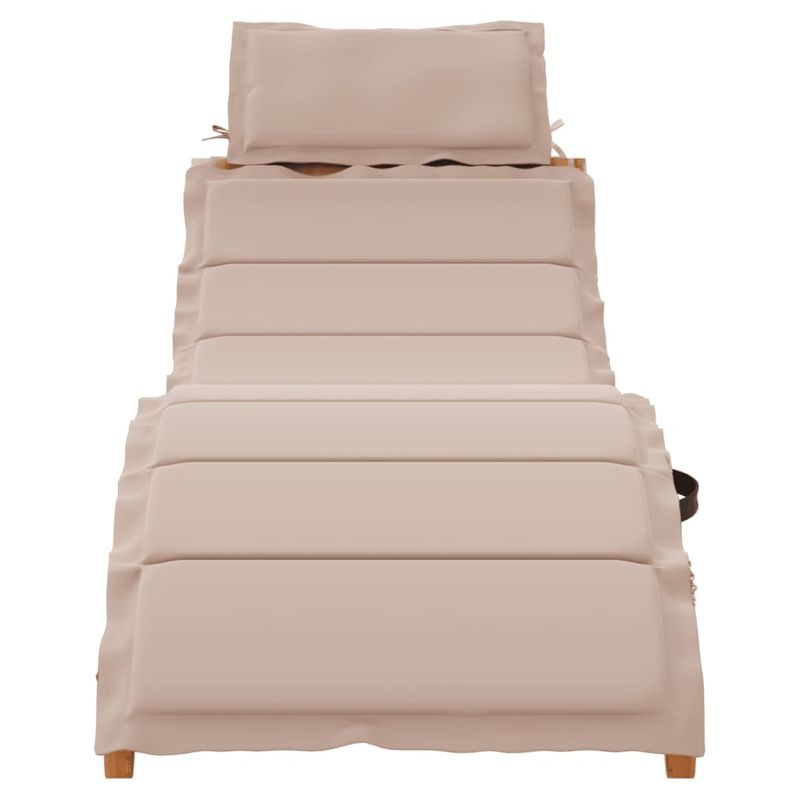 Casa si Gradina - Gradina si terasa - Mobilier exterior - Scaune si sezlonguri gradina - Sezlonguri cu perne, 2 buc., taupe, lemn masiv de acacia - Infinity.ro