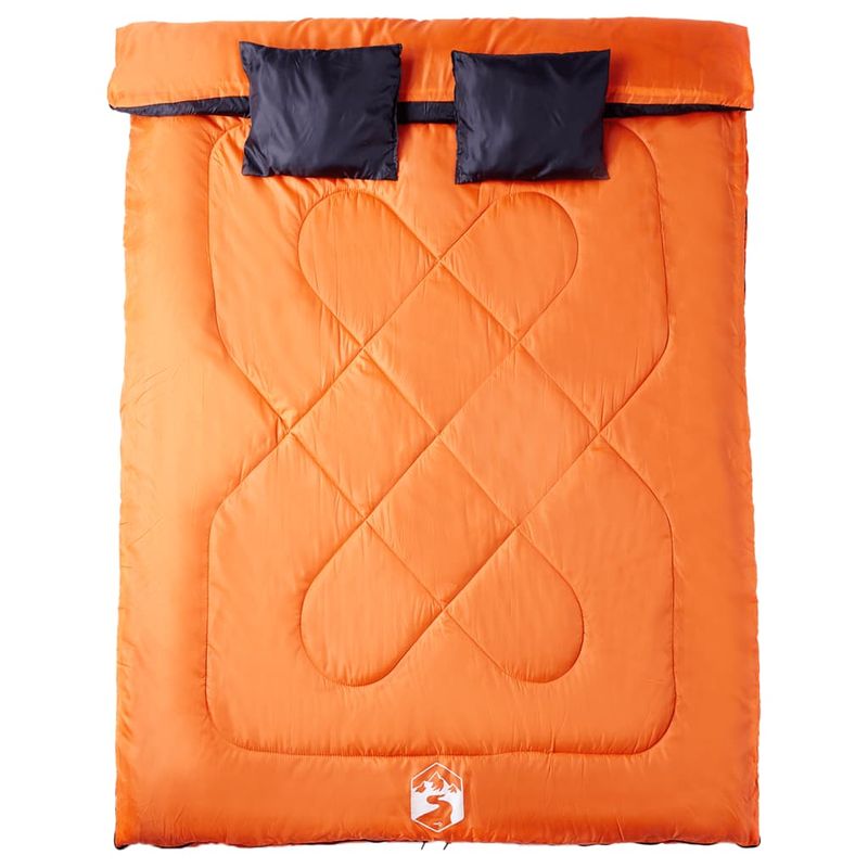 Sport si Outdoor - Camping - Saci de dormit - Sac de dormit dublu cu perne de camping, adulti, 3-4 anotimpuri - Infinity.ro