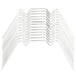 Casa si Gradina - Gradinarit si plante - Unelte gradinarit - Accesorii pentru unelte gradinarit - Cleme pentru sera 100 buc. otel galvanizat tip W - Infinity.ro