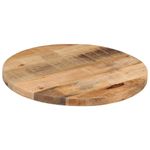 Casa si Gradina/Mobilier/Feronerie si accesorii mobila - Blat de masa rotund, Ø 40x1,5 cm, lemn masiv de mango brut - Infinity.ro