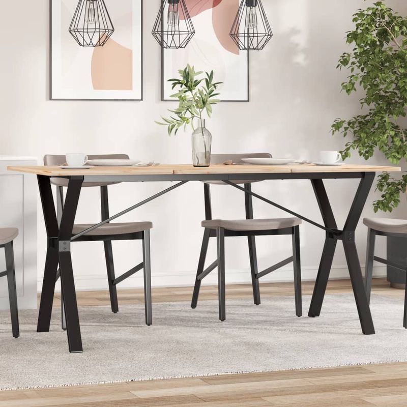 Casa si Gradina - Mobilier - Feronerie si accesorii mobila - Picioare masa de sufragerie Y-Frame 140x60x73 cm Fonta - Infinity.ro