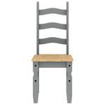 Casa si Gradina - Mobilier - Scaune si fotolii - Scaune - Scaune de bucatarie Corona 2buc. gri 42x47x107cm lemn masiv pin - Infinity.ro