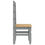 Casa si Gradina - Mobilier - Scaune si fotolii - Scaune - Scaune de bucatarie Corona 2buc. gri 42x47x107cm lemn masiv pin - Infinity.ro